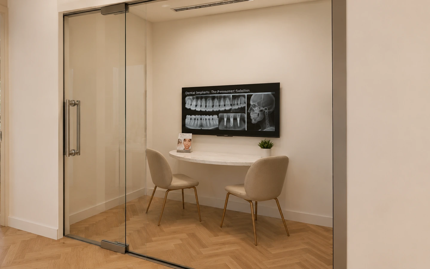 Consultation room at Little and Big Smiles Dentistry