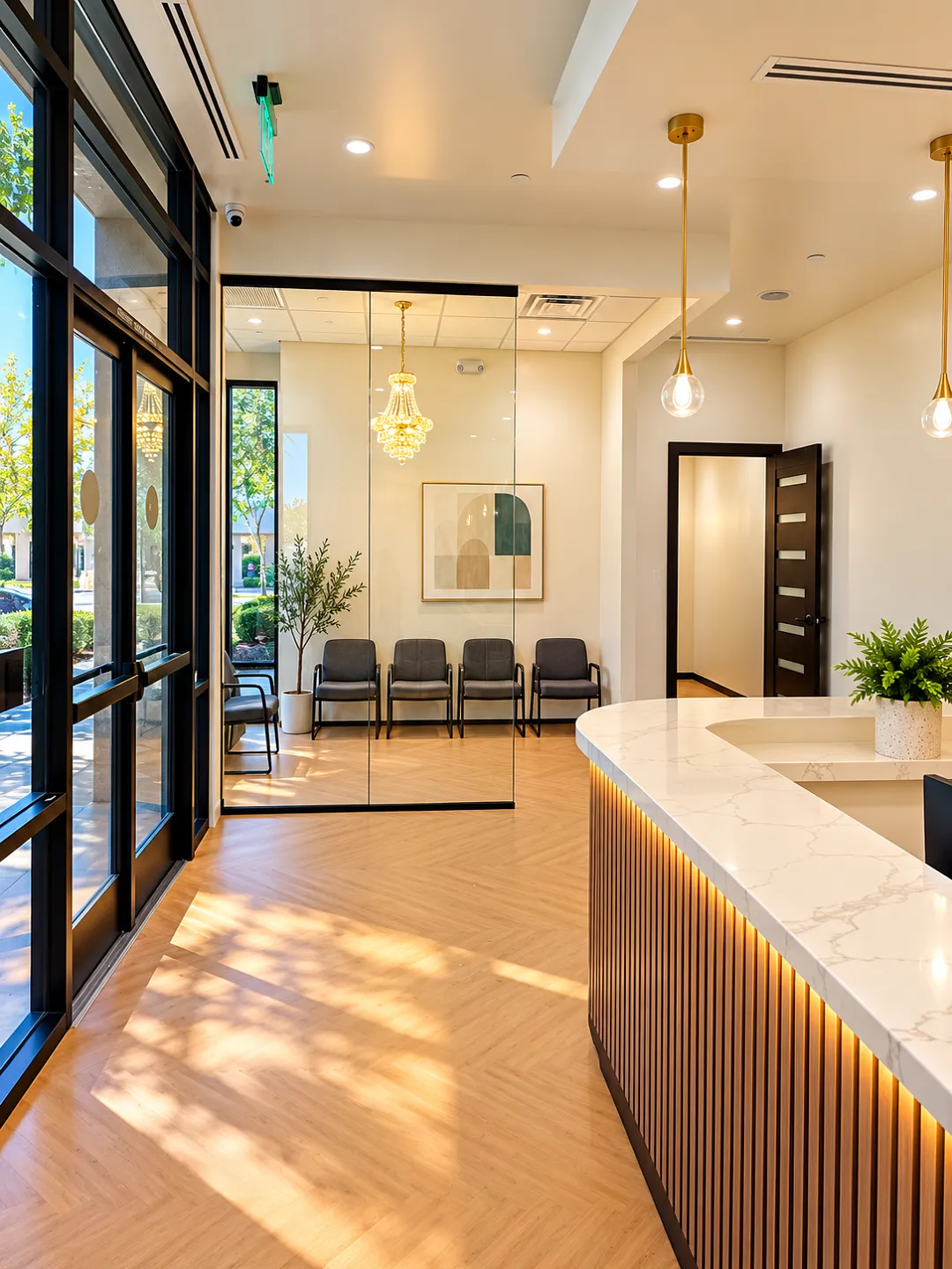 Reception at Little and Big Smiles Dentistry